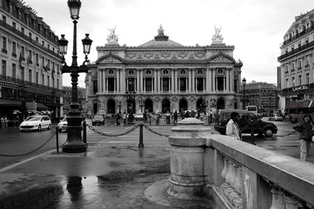 PARIS, FRANCE - AUGUST 12, 2006: View of the Grand Opera in Paris.