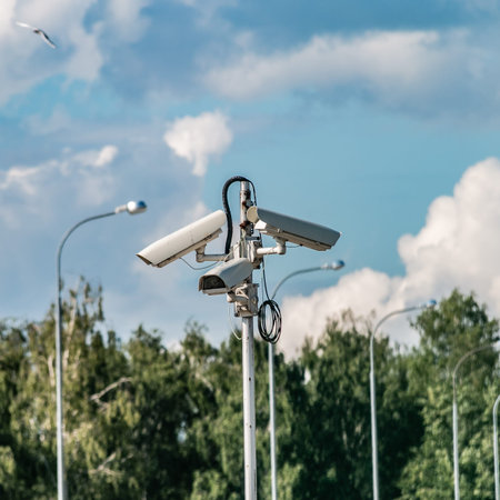 CCTV cameras. Designed for visual control or automatic image analysis (automatic face recognition).