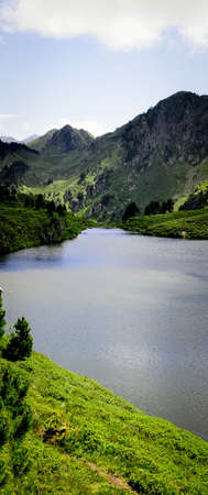 Hiking in Pyreneesの写真素材