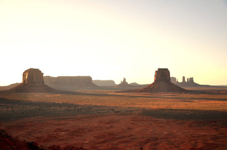 Immensity of Monument Valleyの写真素材