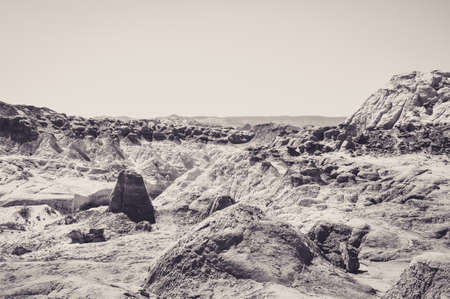 Toadstool Hoodoos in Paria Rimrock Parkの写真素材