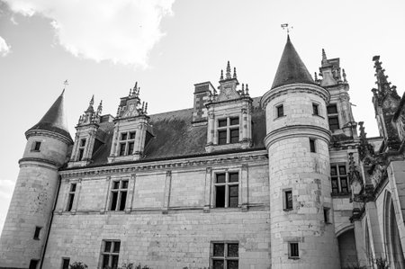 Amboise Castle on the banks of the Loireのeditorial素材