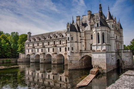 Reflection of the Castle of Chenonceau