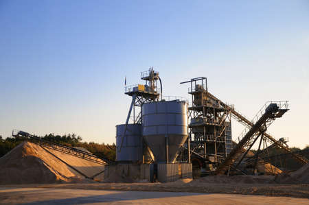Gravel pit A gravel pit in the forest in sunshine	の写真素材