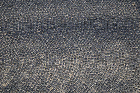 Cobblestones Part of a village road paved with cobblesの写真素材