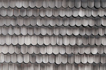 Wooden shingles texture oldの写真素材