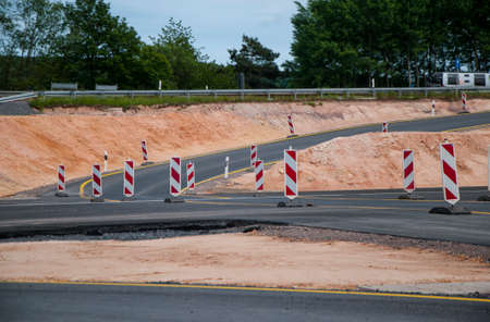 Construction site of Roadworkの写真素材