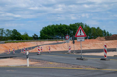 Construction site of Roadworkの写真素材