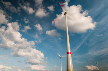 Wind power plant Alternative energyの写真素材