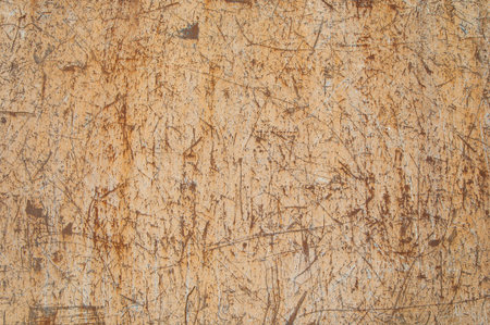 Rust at white painted metal