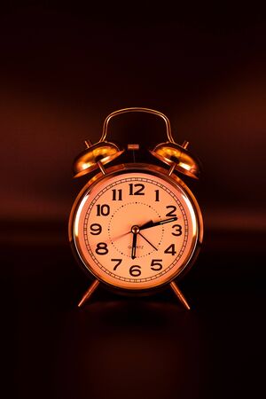A vintage alarm clock.の写真素材