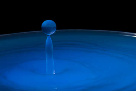 Water clear background blue splash の写真素材