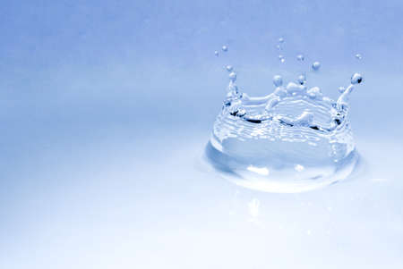 crown rippleの写真素材