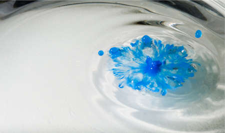  blue water Flower の写真素材