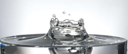 water ripple in Wine glassの写真素材