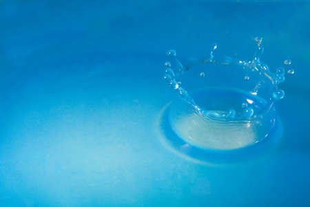 blue water crownの写真素材