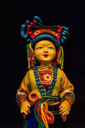 Vietnamese dolls in Vietnamの写真素材