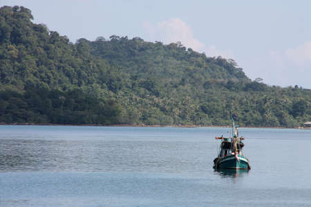 fisherman boatの写真素材