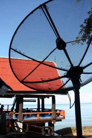 Satellite dish signal.の写真素材