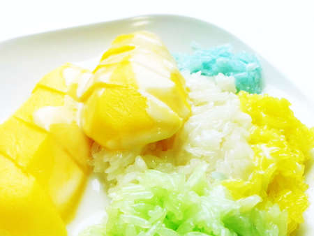 Mango sticky riceの写真素材