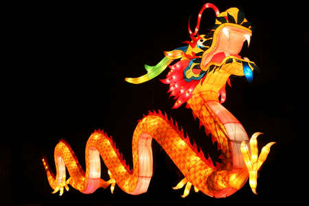 dragon at chinese lantern festivalの写真素材