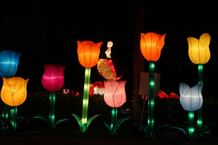 Chinese lantern festivalの写真素材
