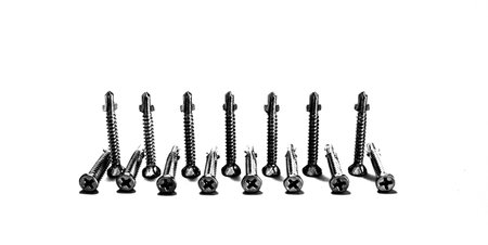 Screw nut isolated on a white background.