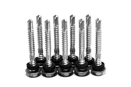 Screw nut isolated on a white background.