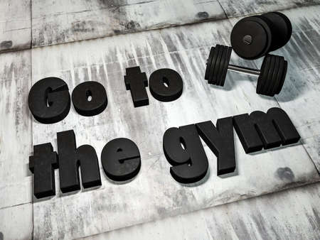 Go to the gymの写真素材