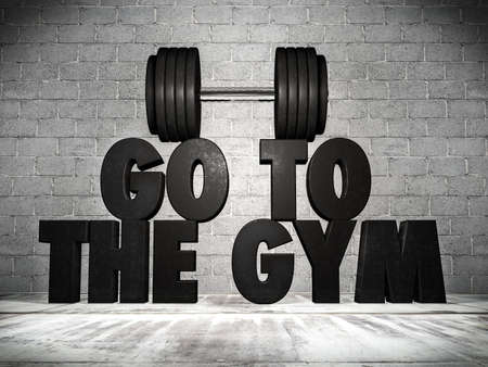 Go to the gymの写真素材