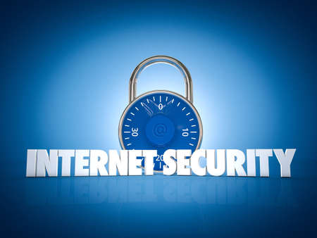 Internet security conceptの写真素材