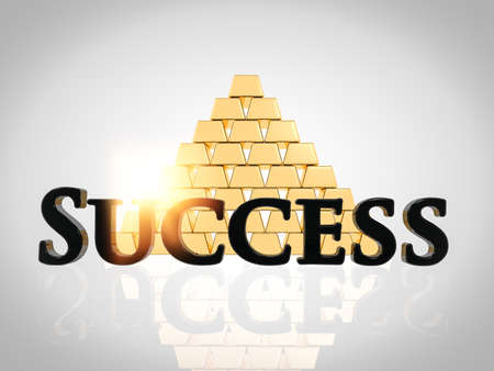 Success concept illustrationの写真素材