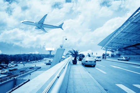 the scene of T3 airport building in beijing china interior of the airport のeditorial素材