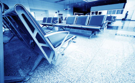 Bench in the shanghai pudong airport.interior of the airport.のeditorial素材