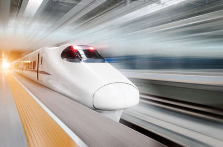 very high-speed trainのeditorial素材