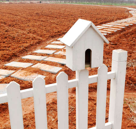 part of plowed field ready for planting seeds の写真素材