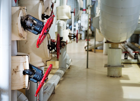 Industrial zone valves, factory equipment 