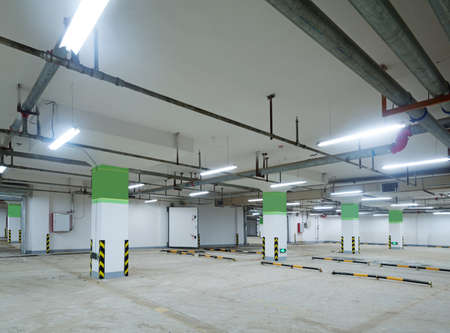 Underground parkingのeditorial素材