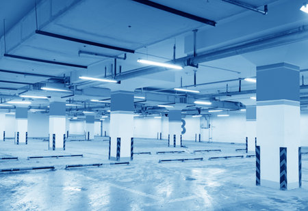 Underground parkingのeditorial素材