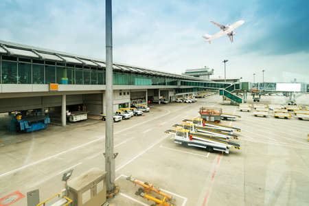 aerobridge at airportのeditorial素材