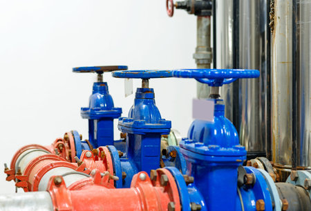 pressure pump for running water in a building