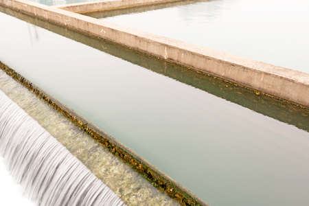 Modern urban wastewater treatment plantの写真素材