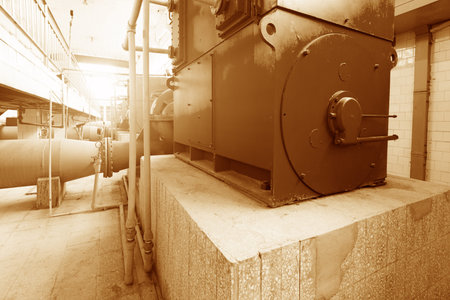 Modern urban wastewater treatment plant.