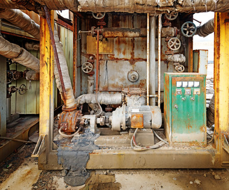 industrial motor pumpの写真素材