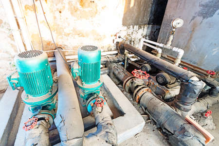 industrial motor pumpの写真素材