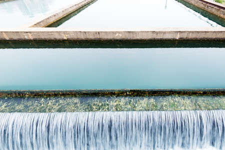 Modern urban wastewater treatment plantの写真素材
