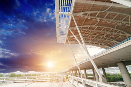 the scene of T3 airport building in beijing china.interior of the airport.のeditorial素材