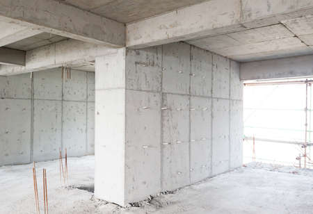 Large concrete compound or spaceの写真素材