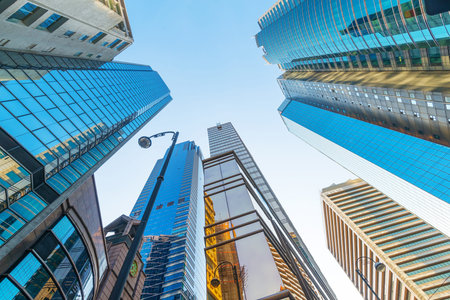 modern business center in hongkong