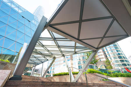 modern business center in hongkongのeditorial素材